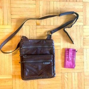 Ouellet crossbody bag with included little wallet